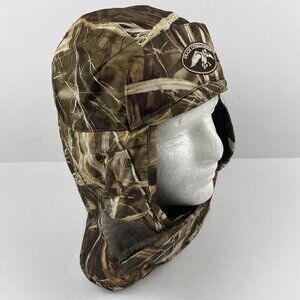 Duck Commander Camo Hat Face Cover Men’s OS Hunter Outdoors Sherpa Lined Poly